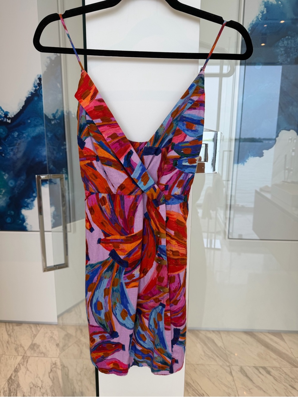 FARM Rio Colorful Bananas Mini Dress - Picture 3 of 7